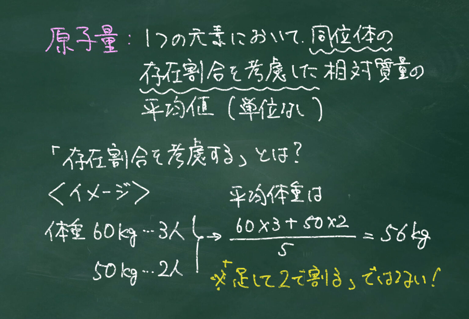 【化学基礎】原子量・分子量・式量は粒子の質量比【授業実践備忘録】 | 大人の学び直しと理科授業づくり支援｜理科教育力向上ラボ